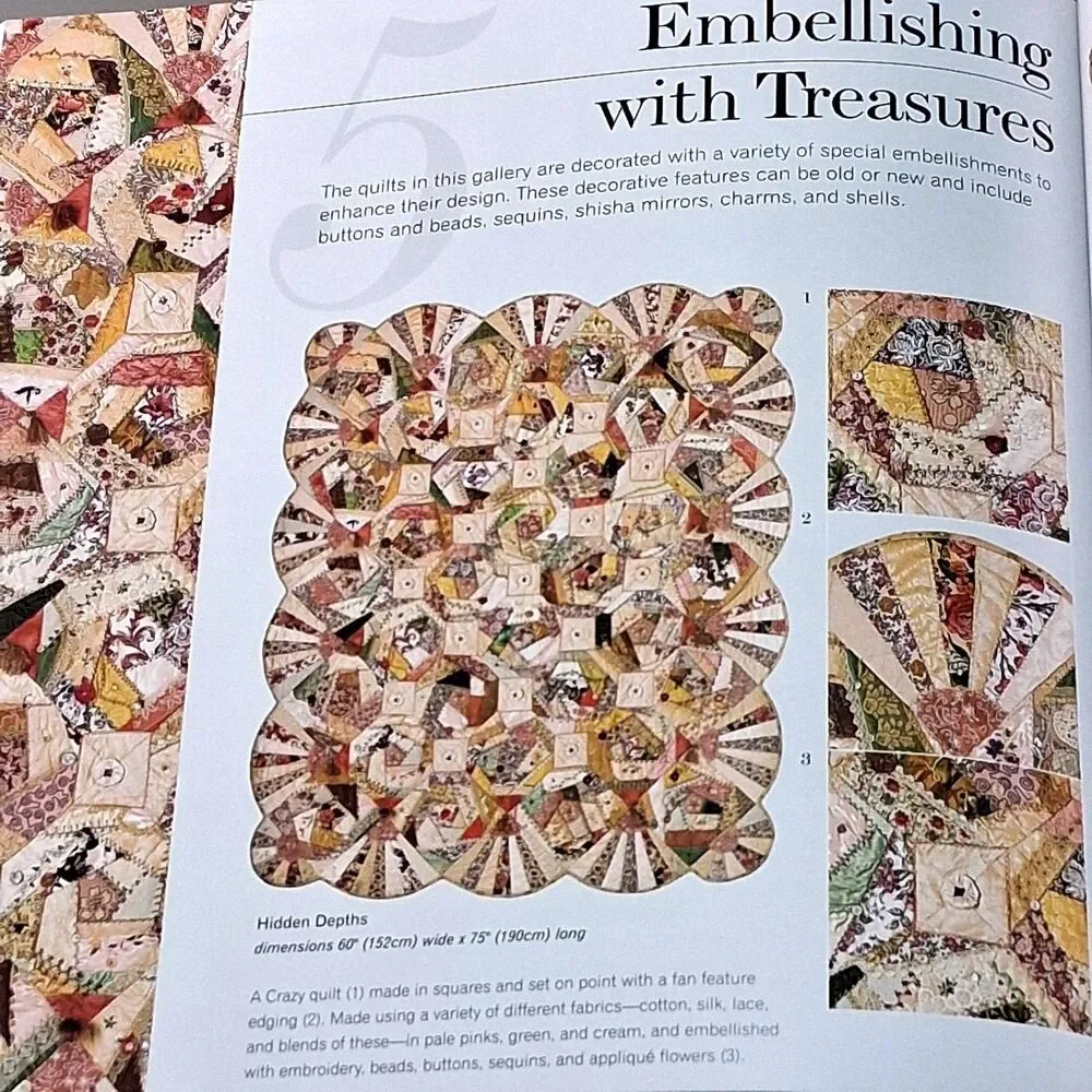 The Quilter's Directory of Embellishments Sally Holman Craft Book Applique Trim